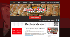 Desktop Screenshot of abovethecrustvegas.com